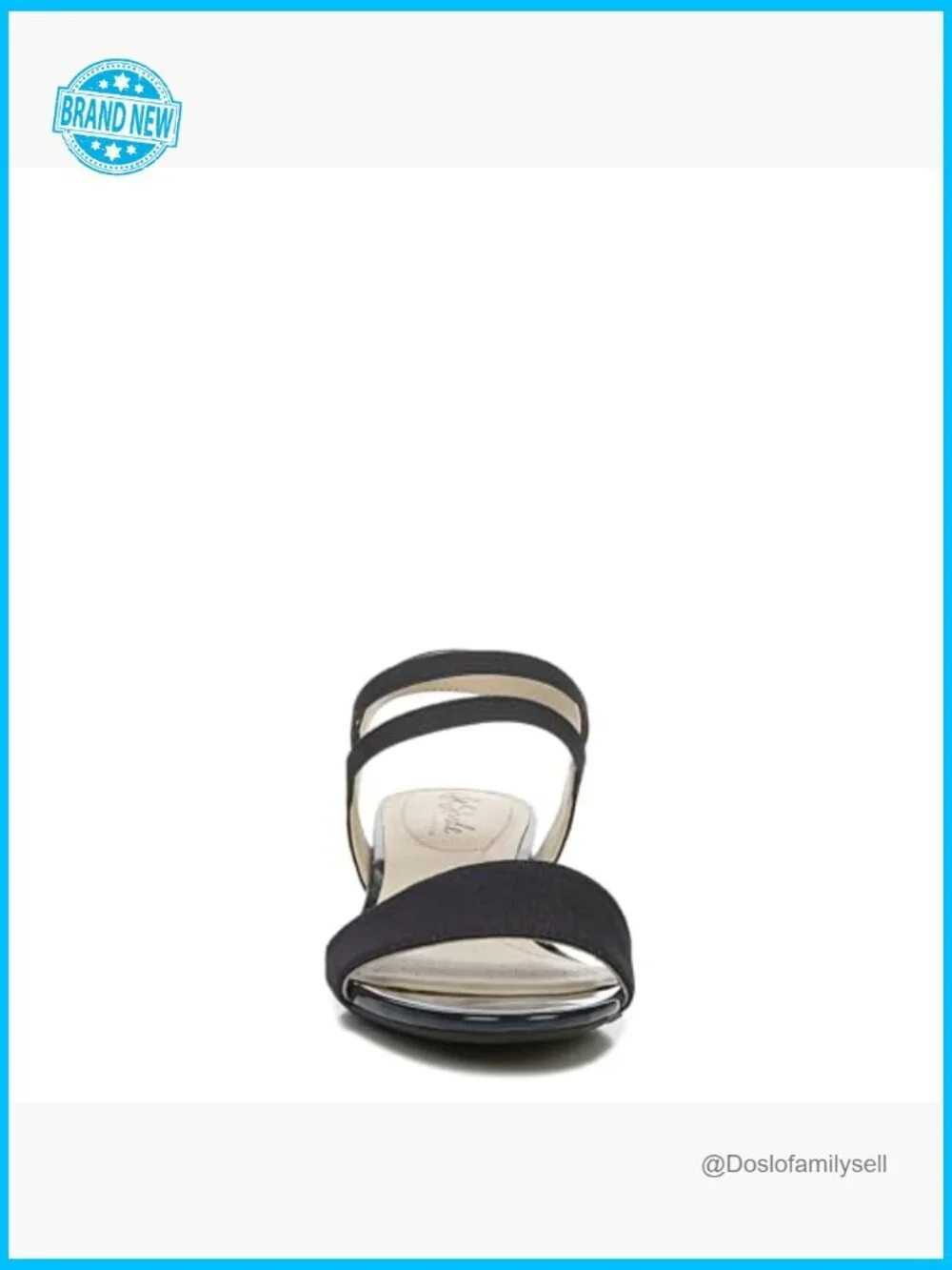 Slip-On Wedge Sandal with Elastic Gore Straps - Comfort Casual